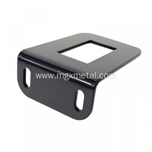 Gas Pipelines Mounted Brackets Custom Powder Coated Black Metal Replacement Switch Bracket Manufactory